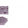 Pánska šatka do saka fialová vzorovaná